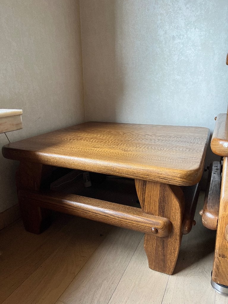 Salontafel, Huis en Inrichting, Tafels | Salontafels, Ophalen, Zo goed als nieuw, Vierkant