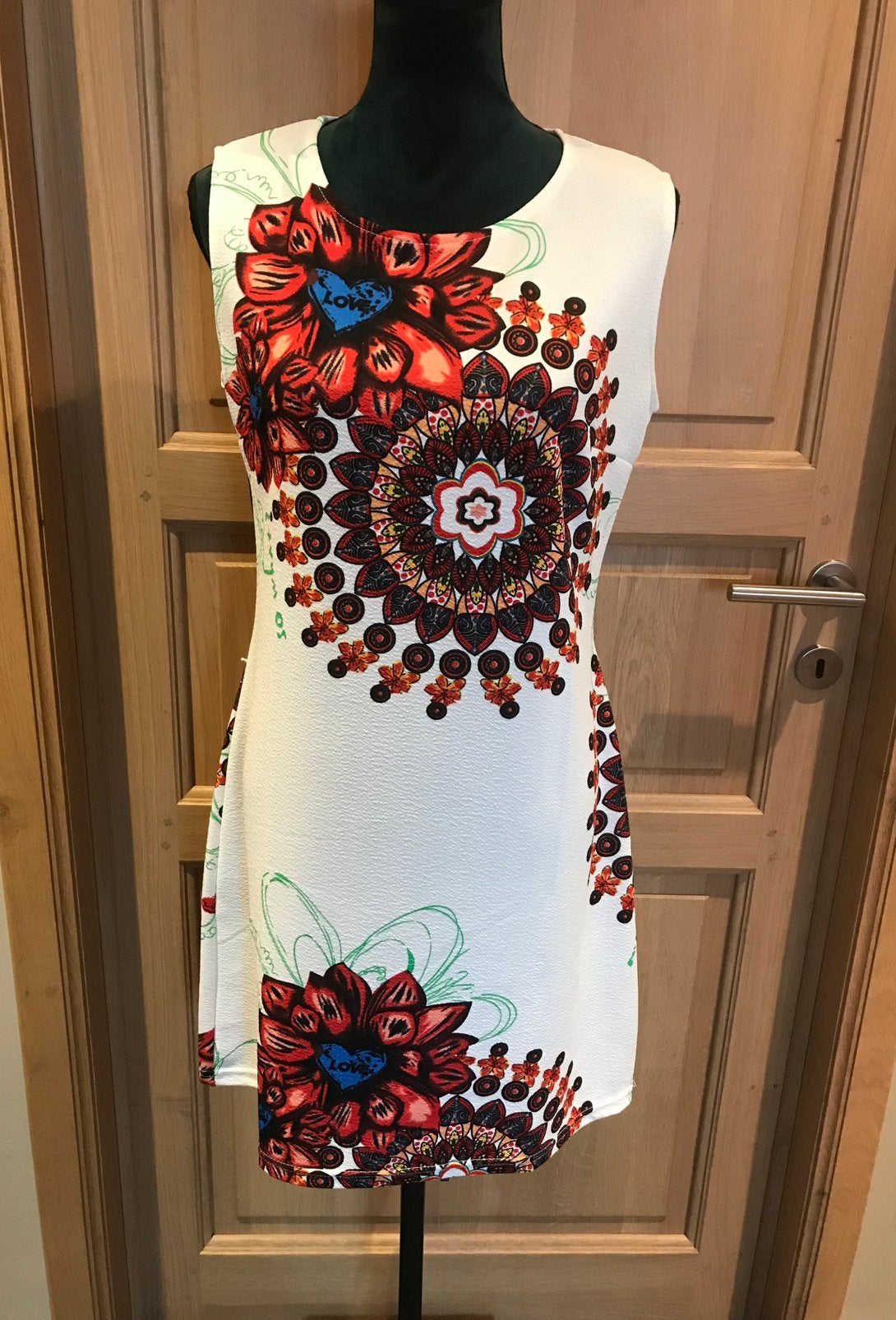 Robe taille M (convient également à L), Enlèvement ou Envoi, Comme neuf, Taille 38/40 (M), Blanc