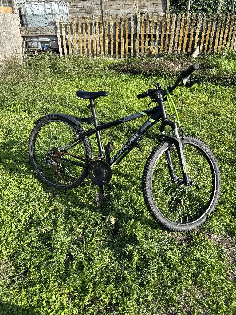 Jongensfiets 8-11 jaar (24 inch), Fietsen en Brommers, Ophalen, Velgrem, Rockrider (Decathlon), Handrem
