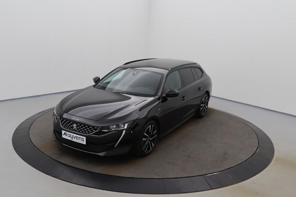 (2AQW932) PEUGEOT 508 SW, Auto's, Automaat, Gebruikt, Euro 6, Zwart