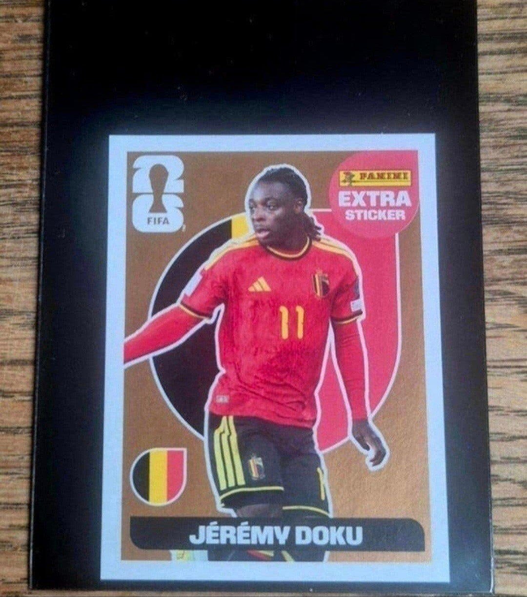 fifa world cup 2026 extra panini sticker doku, Ophalen of Verzenden, Sticker