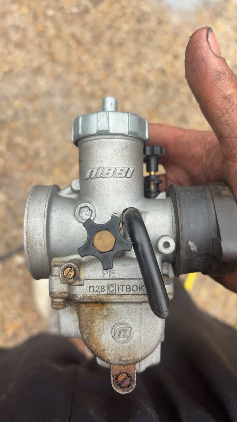28mm nibbi racing carb met alles er bij, Ophalen, Gebruikt, Carburateur