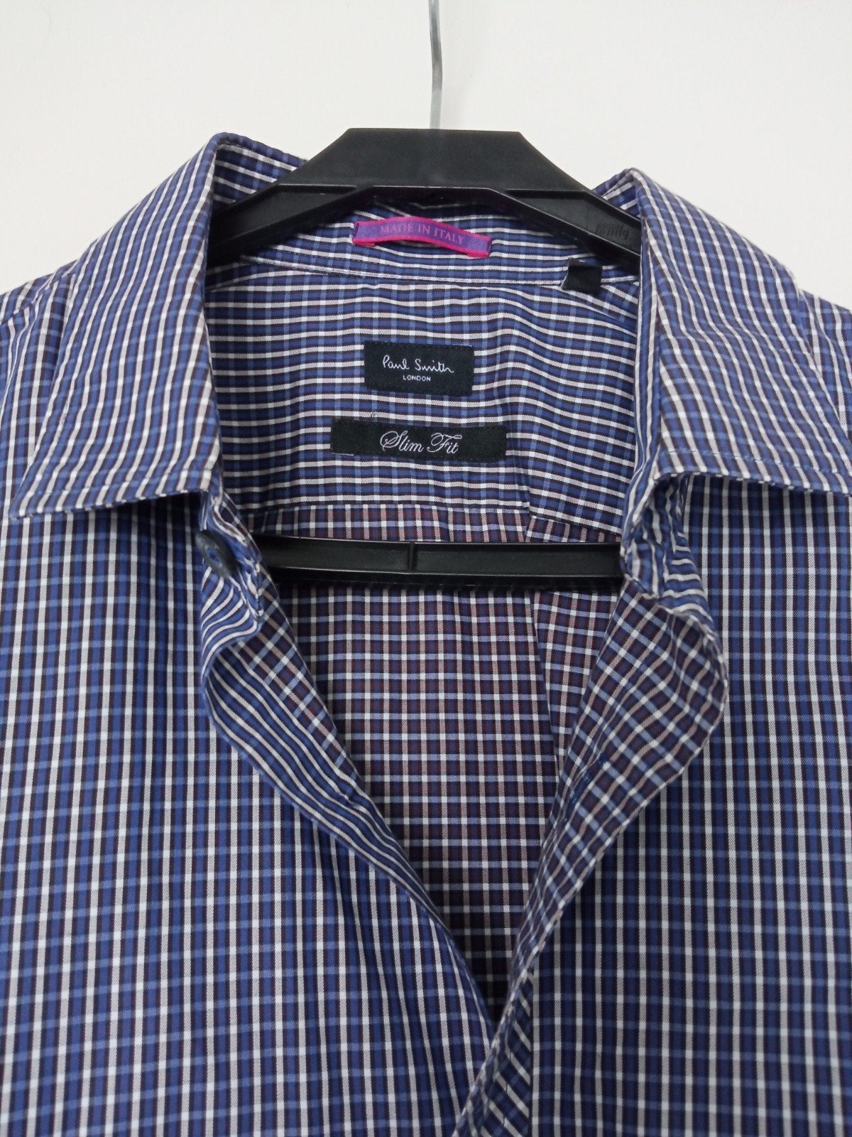 Paul Smith London overhemd SlimFit Mt38 Made in Italy nieuw, Paul Smith, Blauw, Halswijdte 38 (S) of kleiner, Nieuw