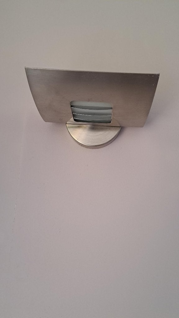 Set de 4 appliques murales, Autres culots, Dimmable, Argenté, Enlèvement ou Envoi