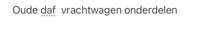 Oude daf vrachtwagen onderdelen, Enlèvement, Utilisé, DAF