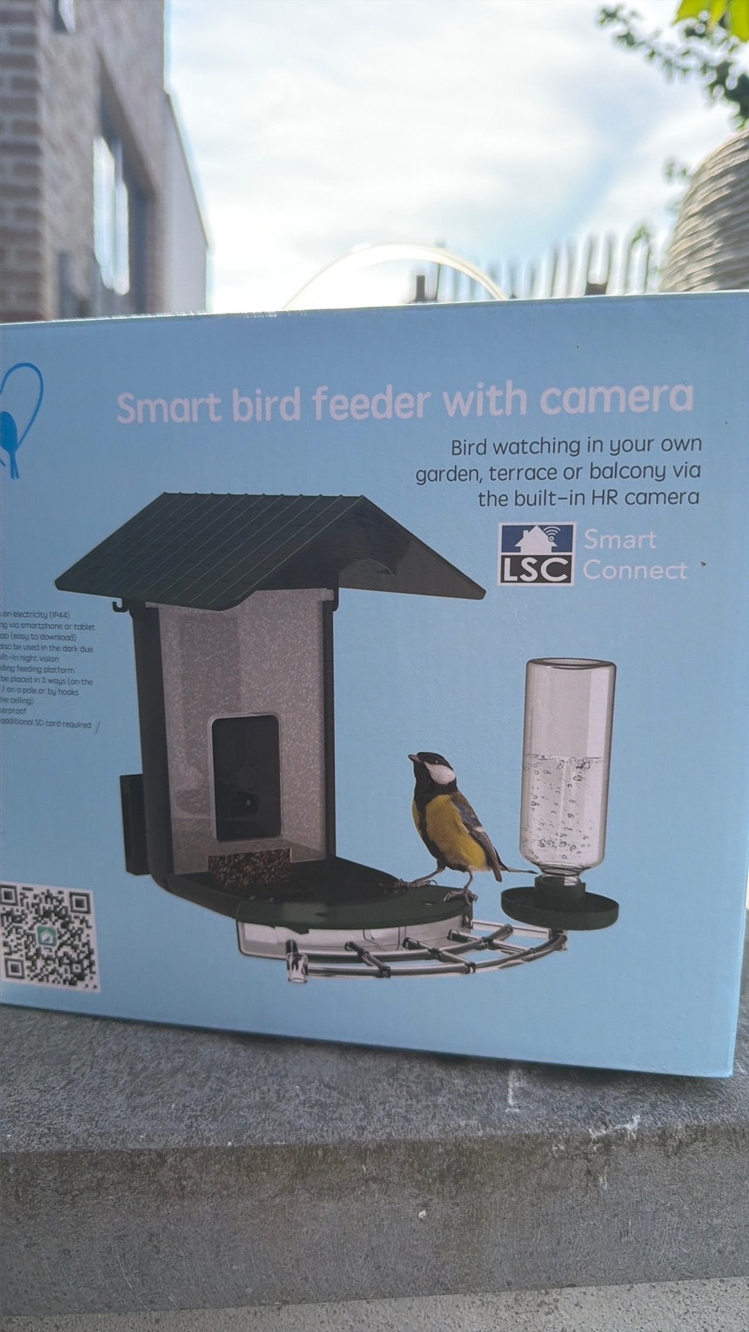 Vogelhuisje met camera en Wifi, Ophalen