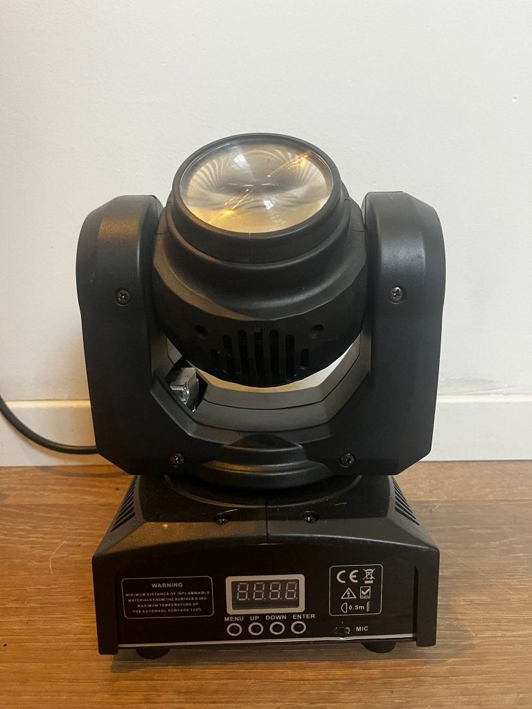 Set van 12 mini moving head LED spots, Muziek en Instrumenten, Licht en Laser, Ophalen, Gebruikt, Licht, Geluidgestuurd