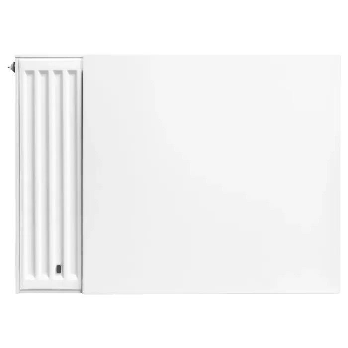 Witte radiator met voorplaat, Neuf, Enlèvement, Radiateur, 30 à 80 cm