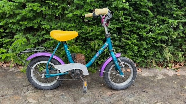 Kinderfiets 12" wieltjes om te leren fietsen, Ophalen, Gebruikt, Terugtraprem, Minder dan 16 inch