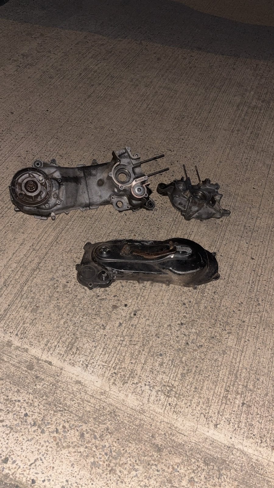 Piaggio carter, Fietsen en Brommers, Ophalen, Gebruikt, Blok