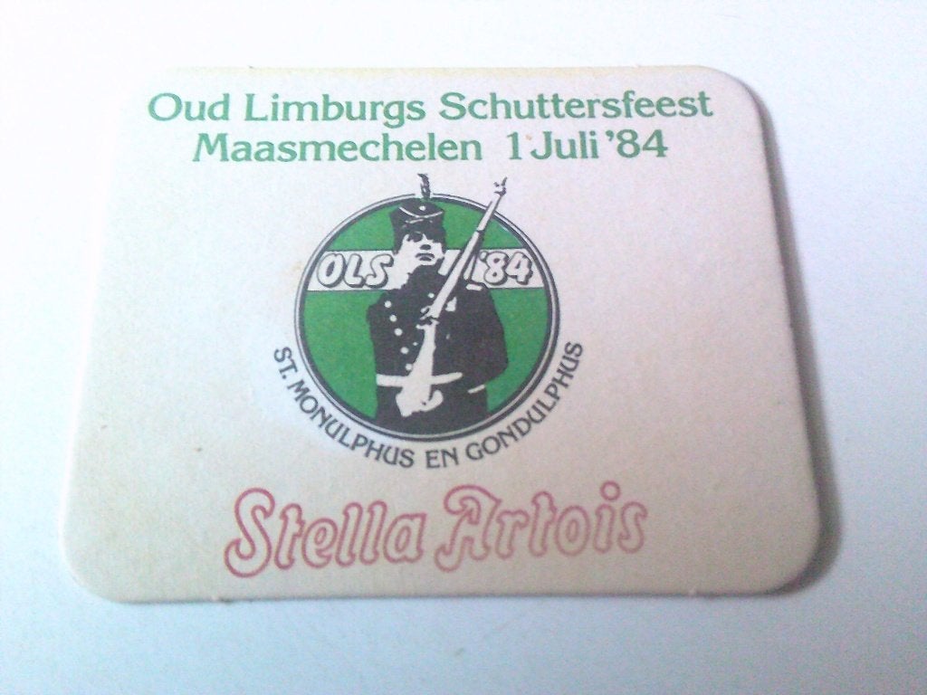 viltje stella artois 1984, Verzamelen, Ophalen of Verzenden, Zo goed als nieuw, Viltje(s), Stella Artois