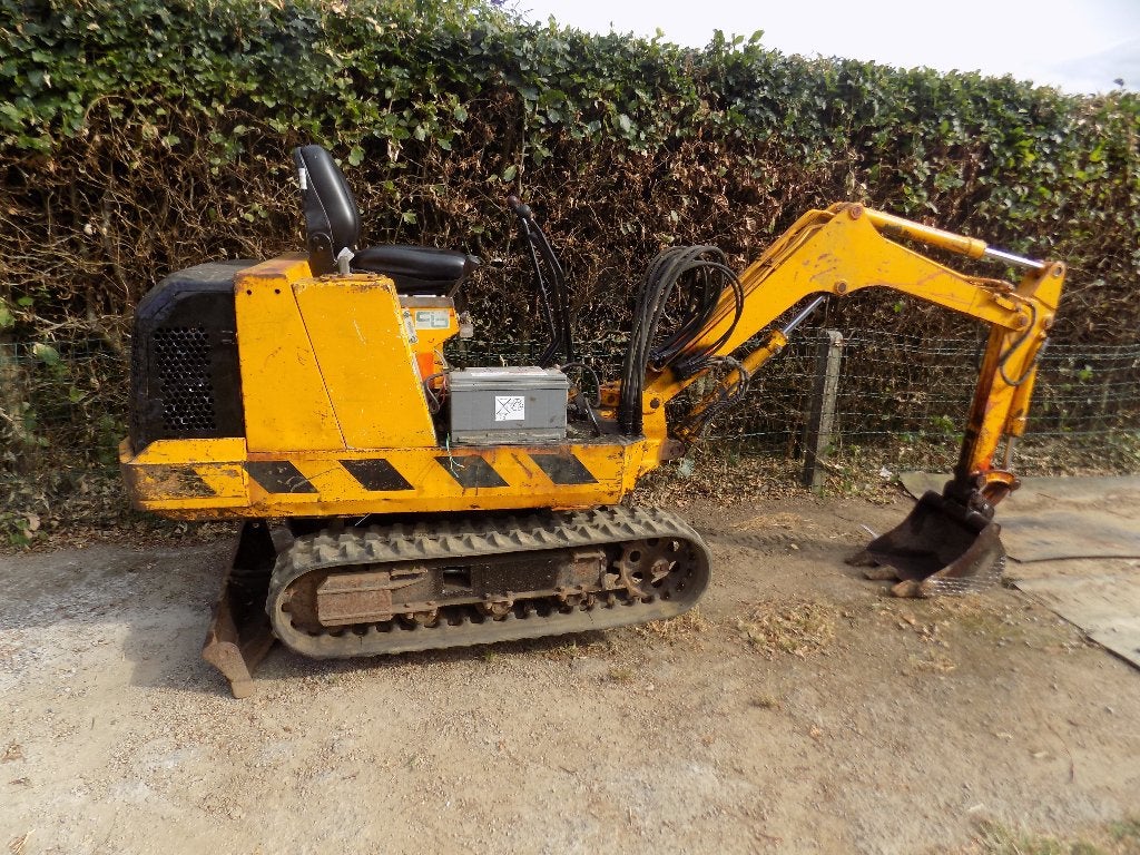 minipelle komatsu, Enlèvement, Grue