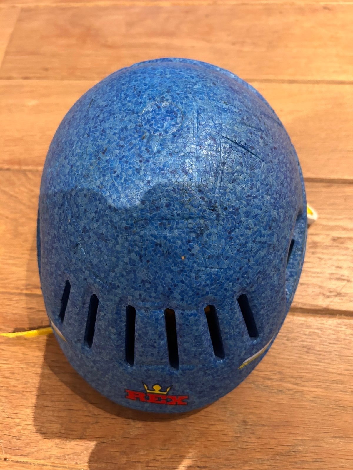 Kinderfietshelm in blauw (zie foto), Fietsen en Brommers, Ophalen, Zo goed als nieuw, Jongen of Meisje