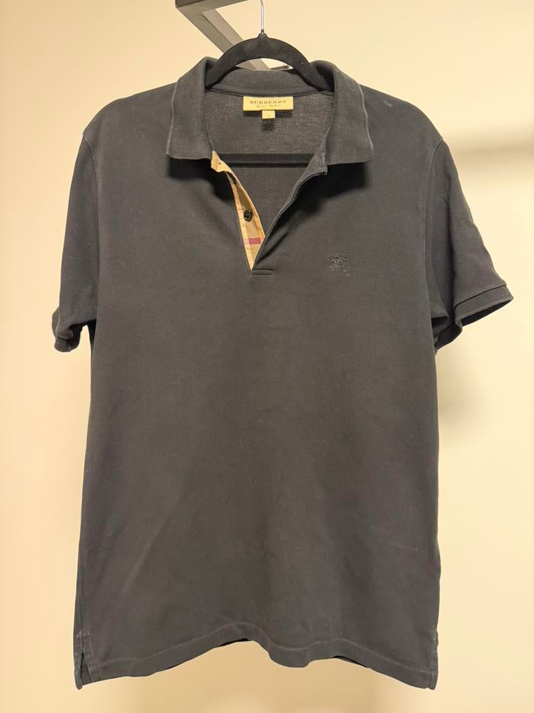 Burberry Polo Zwart Maat M - Zo goed als nieuw, Ophalen of Verzenden, Zo goed als nieuw, Maat 48/50 (M), Zwart