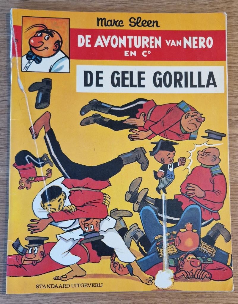 Nero - De gele gorilla - 26 - 1e druk (1972) Strip, Boeken, Stripverhalen, Gelezen, Eén stripboek