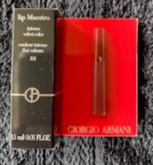 Giorgio Armani Lip Maestro 501 mini-lippenstift NIEUW!, Handtassen en Accessoires, Uiterlijk | Cosmetica en Make-up, Nieuw, Make-up