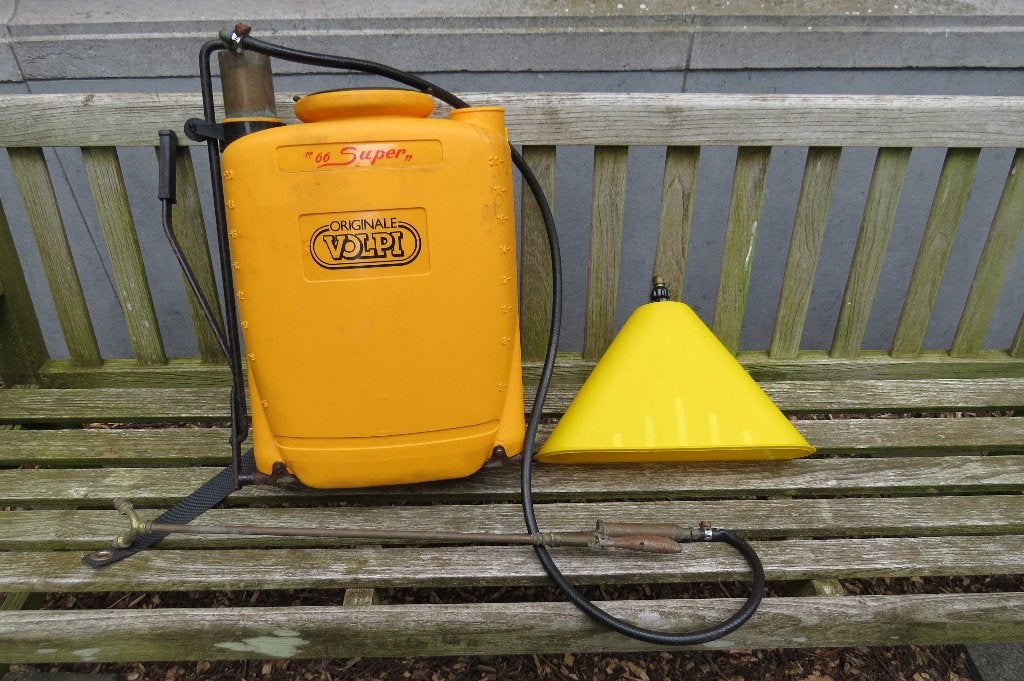 Rugsproeier Volpi, Tuin en Terras, Bestrijdingsmiddelen, Ophalen, Zo goed als nieuw, Onkruidbestrijding