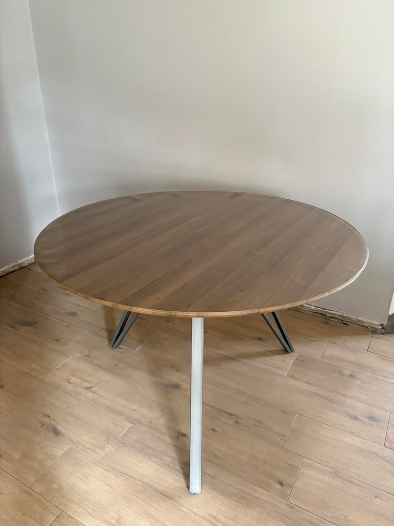 Ronde tafel 120cm, 100 à 150 cm, Quatre personnes, Rond, Comme neuf