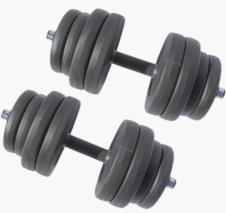 Verstelbare dumbbells – 2 x 15 kg, Ophalen, Zo goed als nieuw, Dumbbell