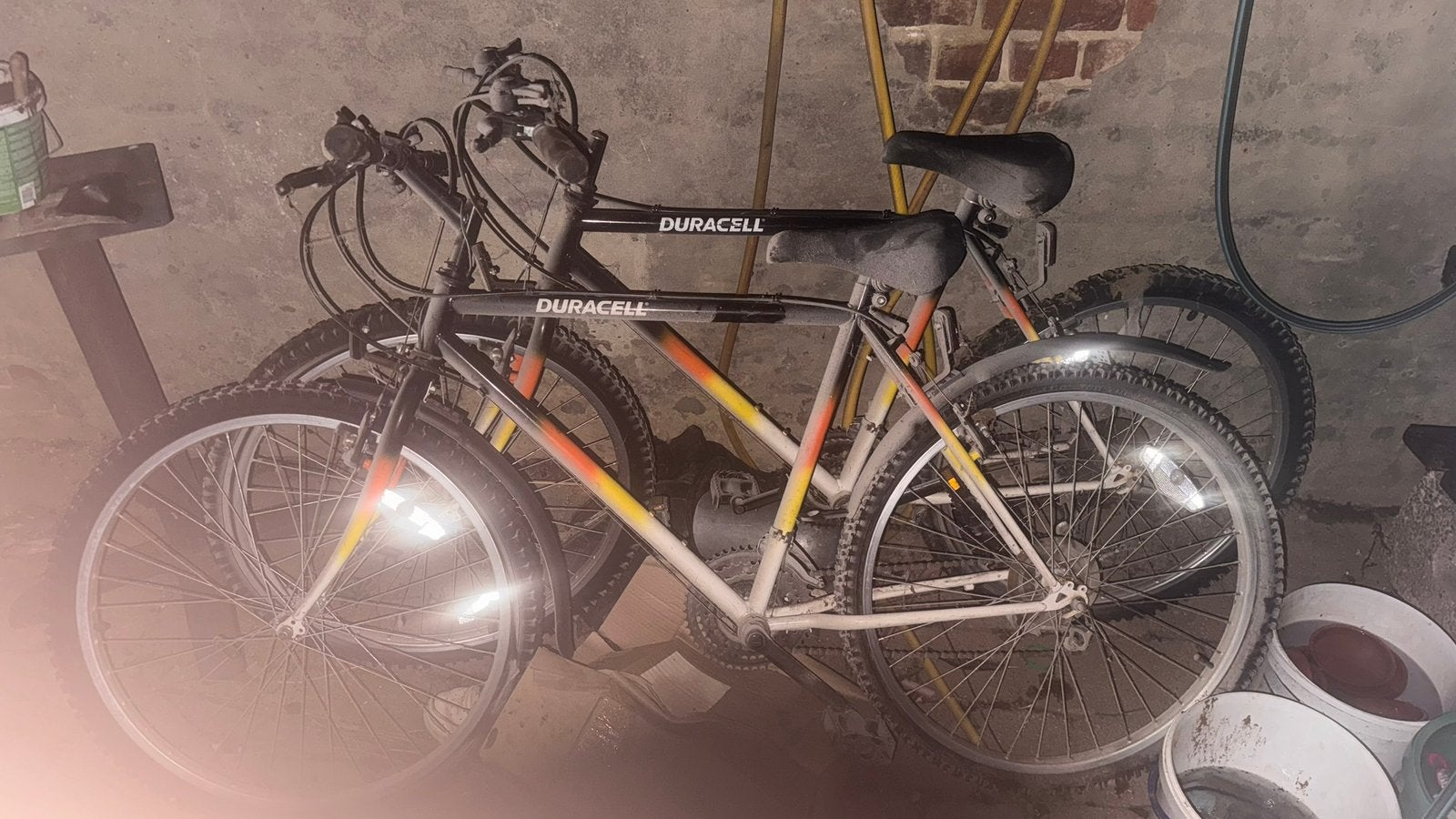 Duracell mountainbikes origineel jaren 90, Ophalen
