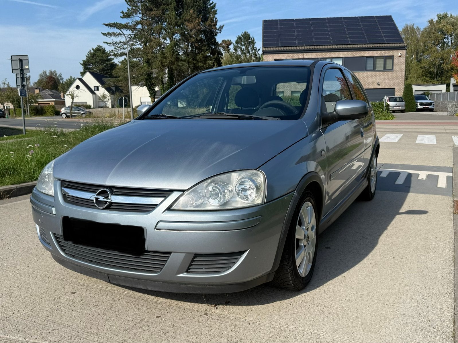 Opel corsa benzine, Auto's, Stof, Zwart, Particulier, 59 kW