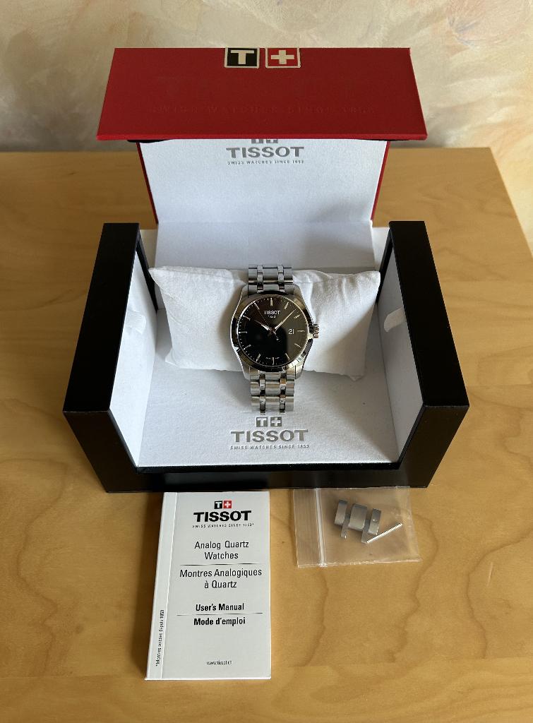 Montre Tissot Couturier Quartz, Ophalen, Staal, Gebruikt, Staal
