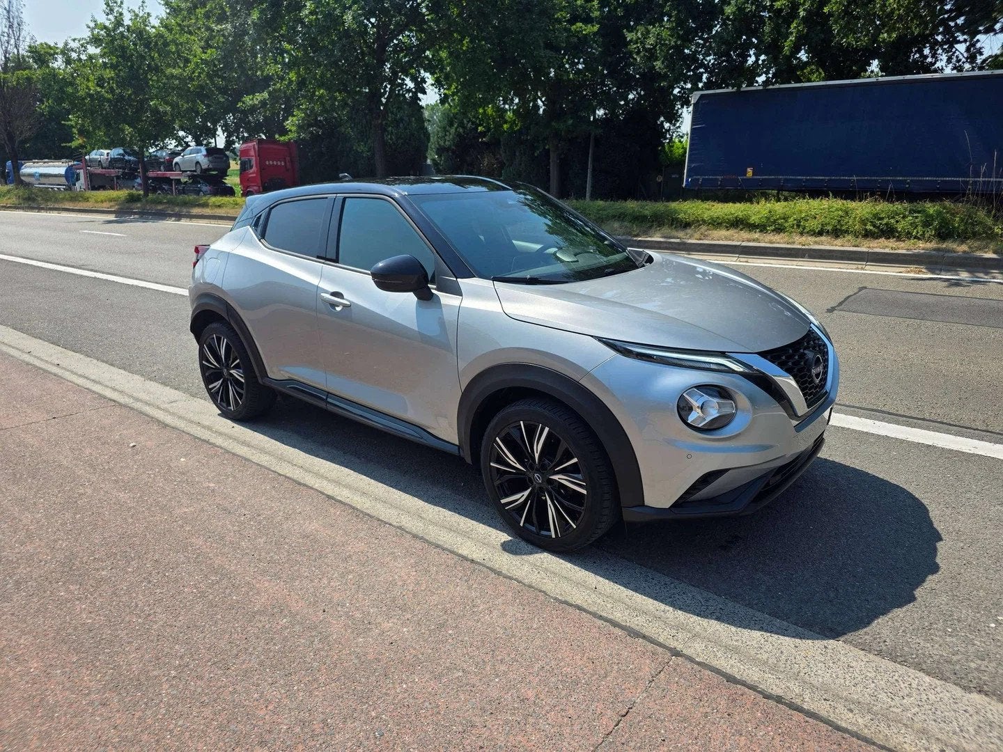 Nissan Juke 1.0 DIG-T 2WD N-Design 1EIG IN PERFECTE STAAT, Argent ou Gris, Achat, Euro 6, Boîte manuelle