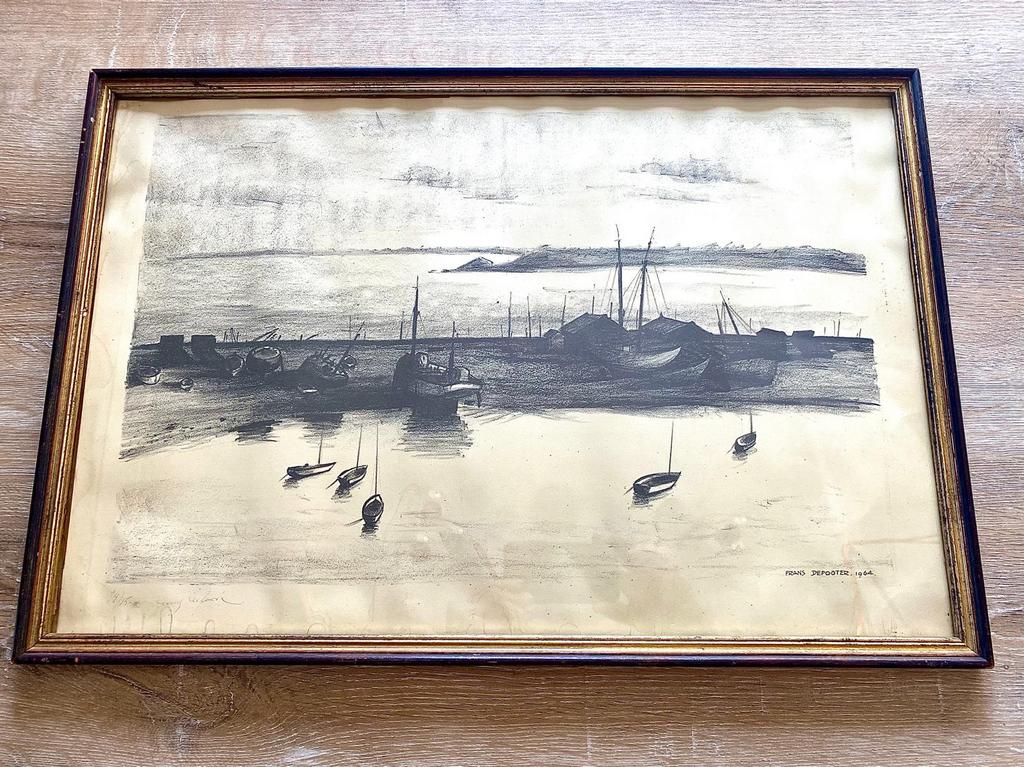 Gravure Frans Depooter (84/150 - 1964), Enlèvement