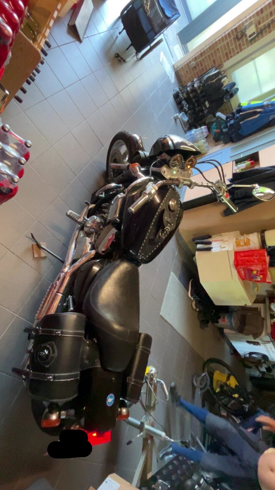 Honda 750cc Magna, 750 cc, 4 cilinders, Chopper, Gebruikt