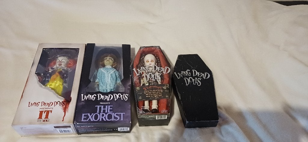 3 living Dead dolls + Annabelle neuf en boite, Enlèvement ou Envoi, Neuf, Fashion Doll