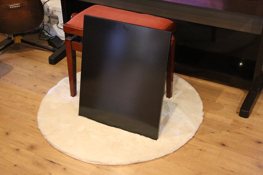 5 zwarte houten platen 50  60  1,5 cm – stevig en netjes, Neuf, Moins de 200 cm, Planche, Moins de 25 mm