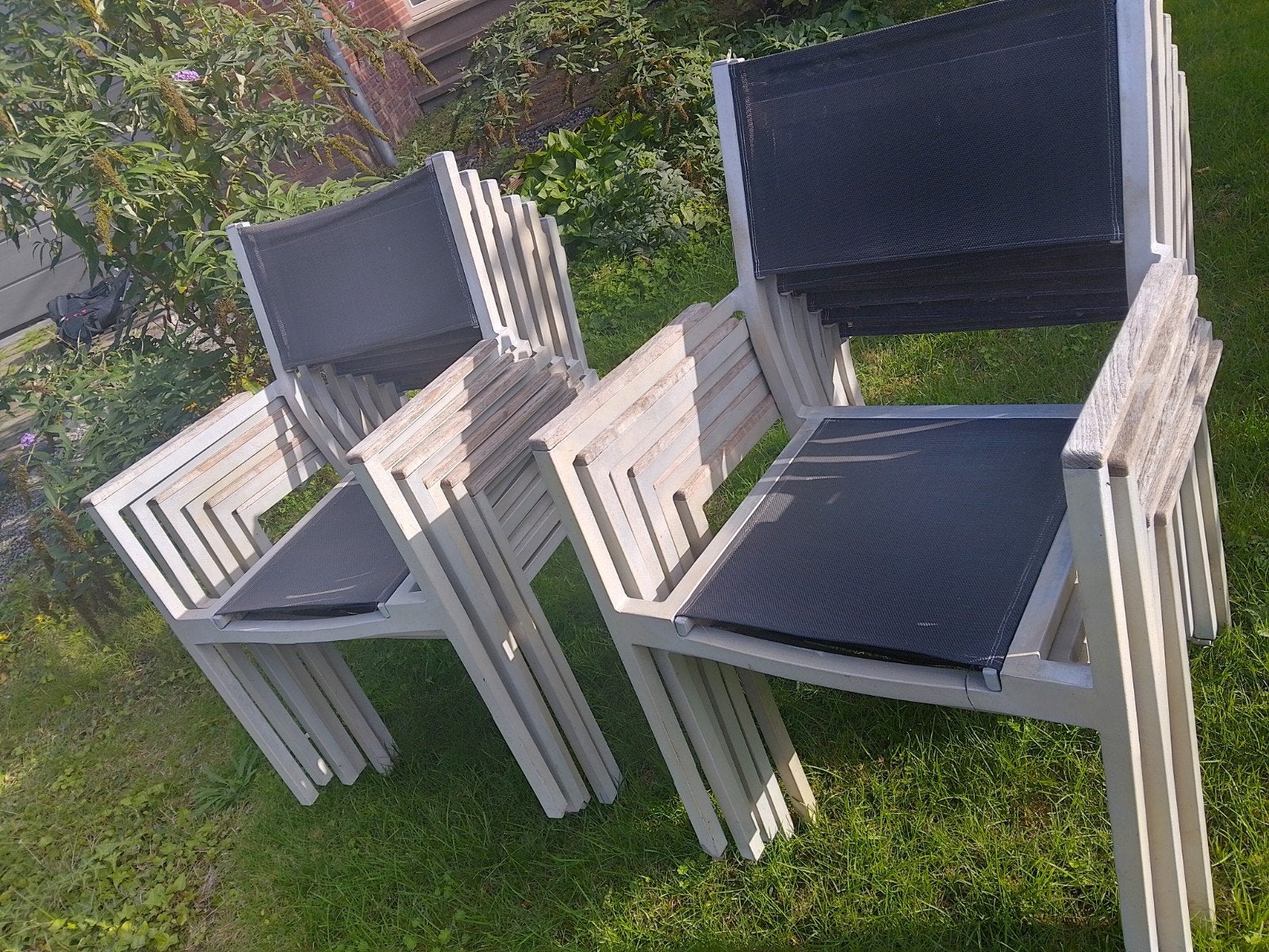 tuinstoelen gratis op te halen, Tuin en Terras, Ophalen, Gebruikt, Hout