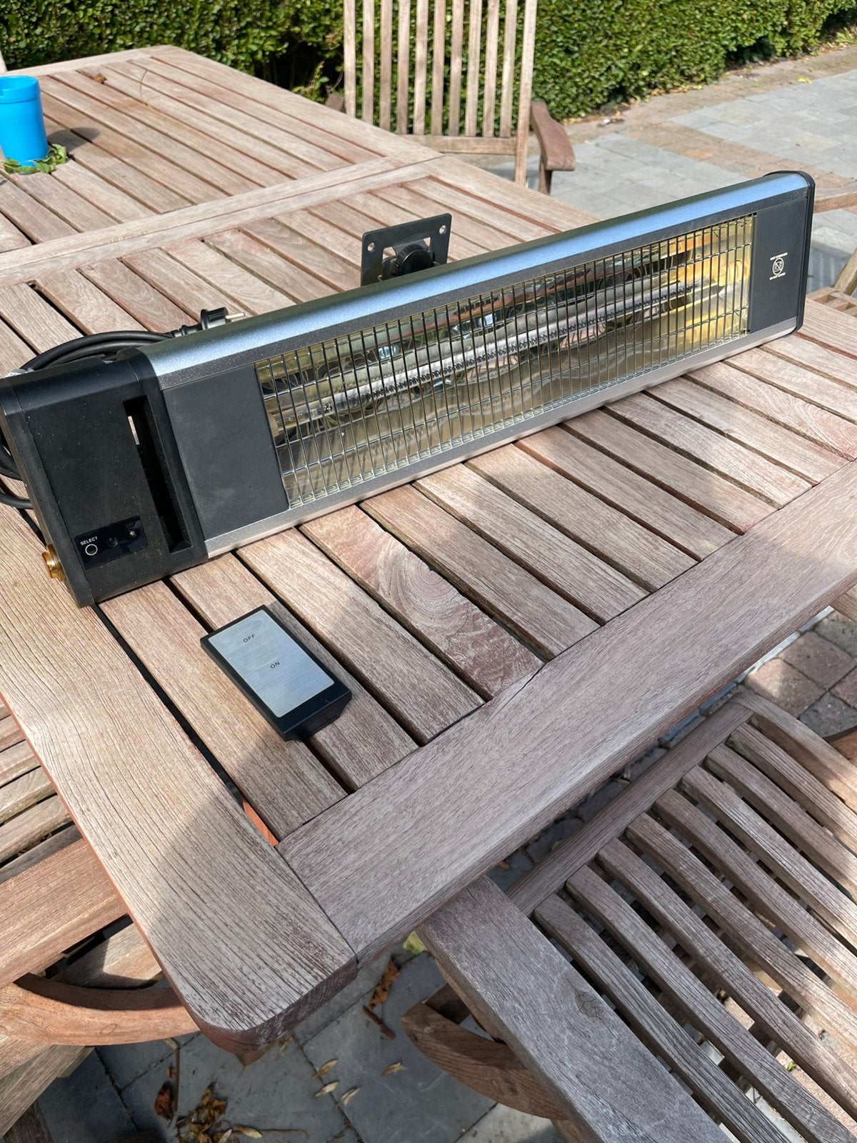 Terraskachel met afstandsbediening, Ophalen, Gebruikt, Elektrisch, Wand