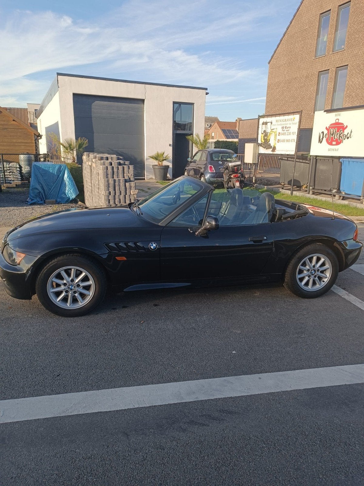 BMW Z3, Auto's, Achterwielaandrijving, Zwart, Leder, Bedrijf