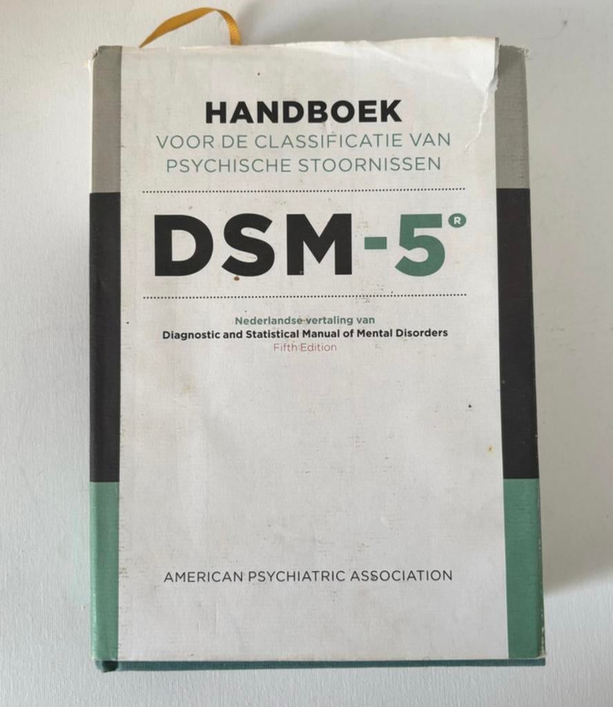 DSM-5 hardcover, Boeken, Ophalen of Verzenden, Gelezen, Functieleer of Neuropsychologie