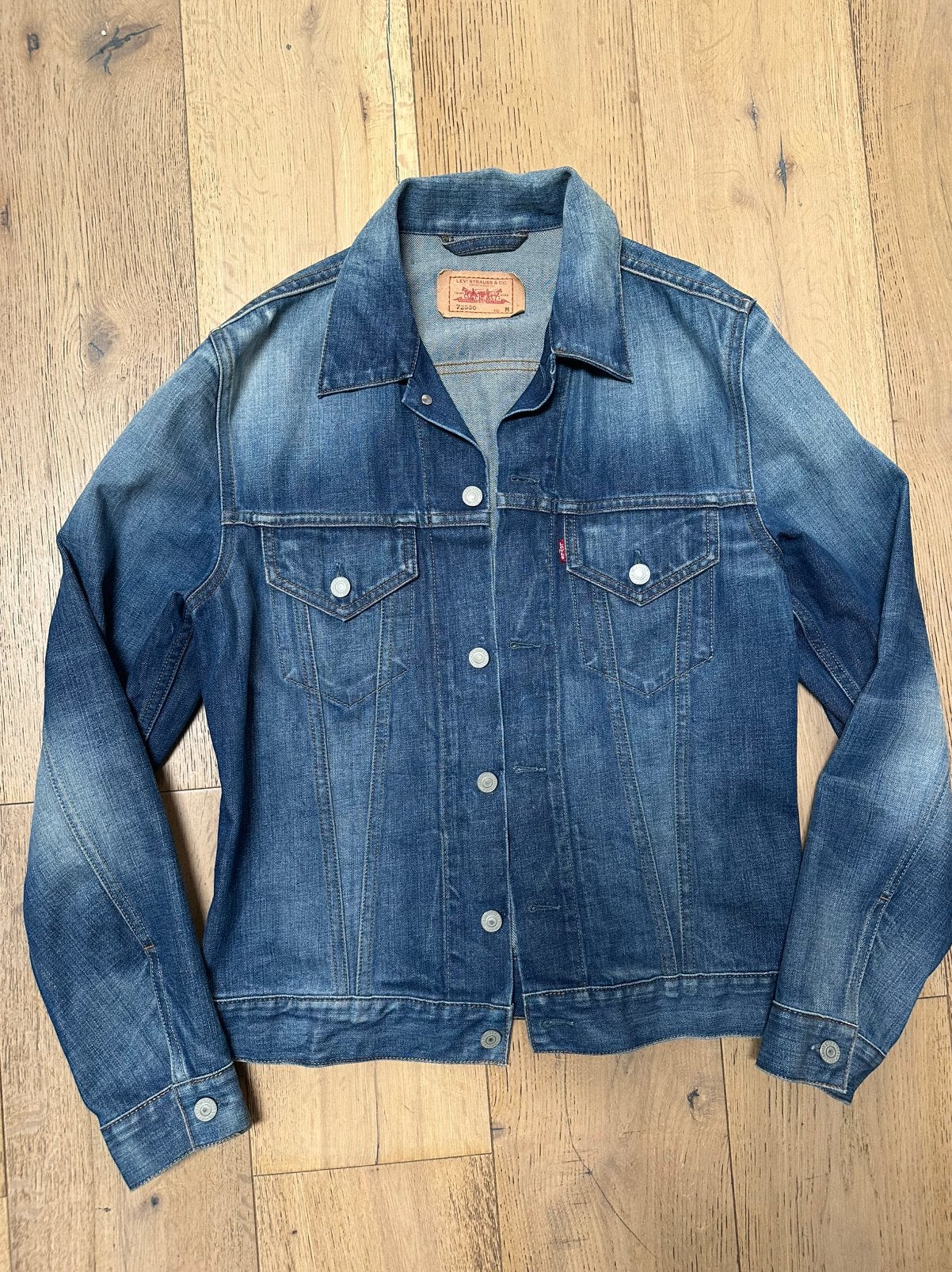 Veste en jean Levi's Trucker 72530 – Taille M, Enlèvement ou Envoi, Comme neuf, Taille 48/50 (M), Bleu