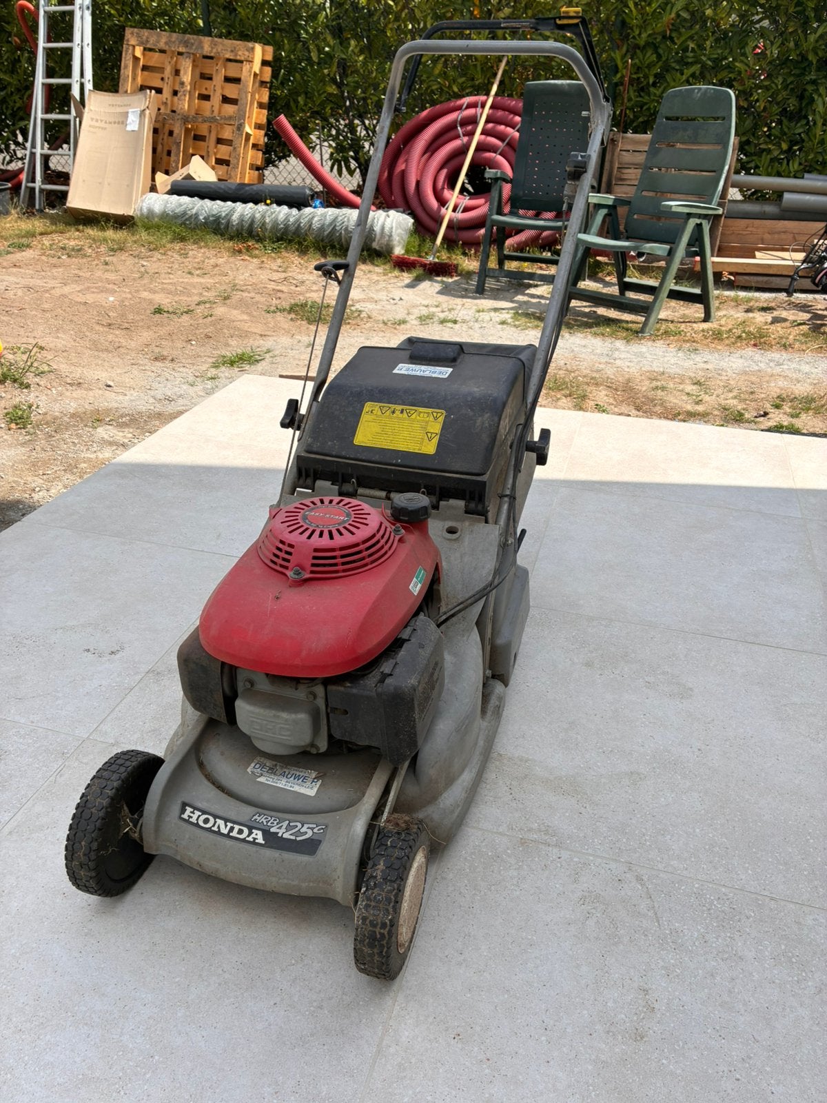 Honda grasmaaier, Tuin en Terras, Ophalen, Gebruikt, Benzine-grasmaaier, Opvangzak