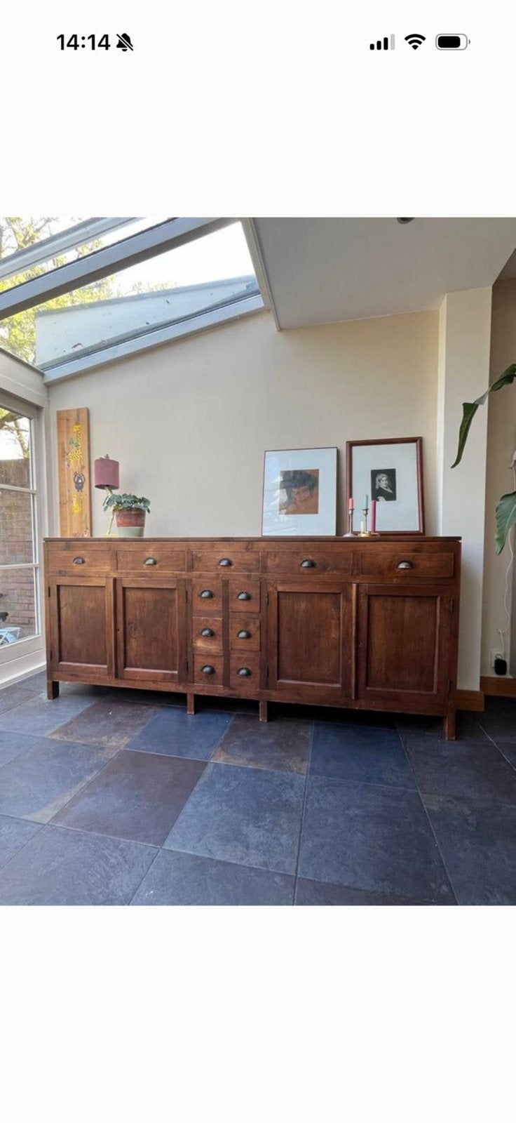 Dressoir teak met 11 div lades mooi ding Met veel ruimte., Huis en Inrichting, Ophalen of Verzenden, Zo goed als nieuw