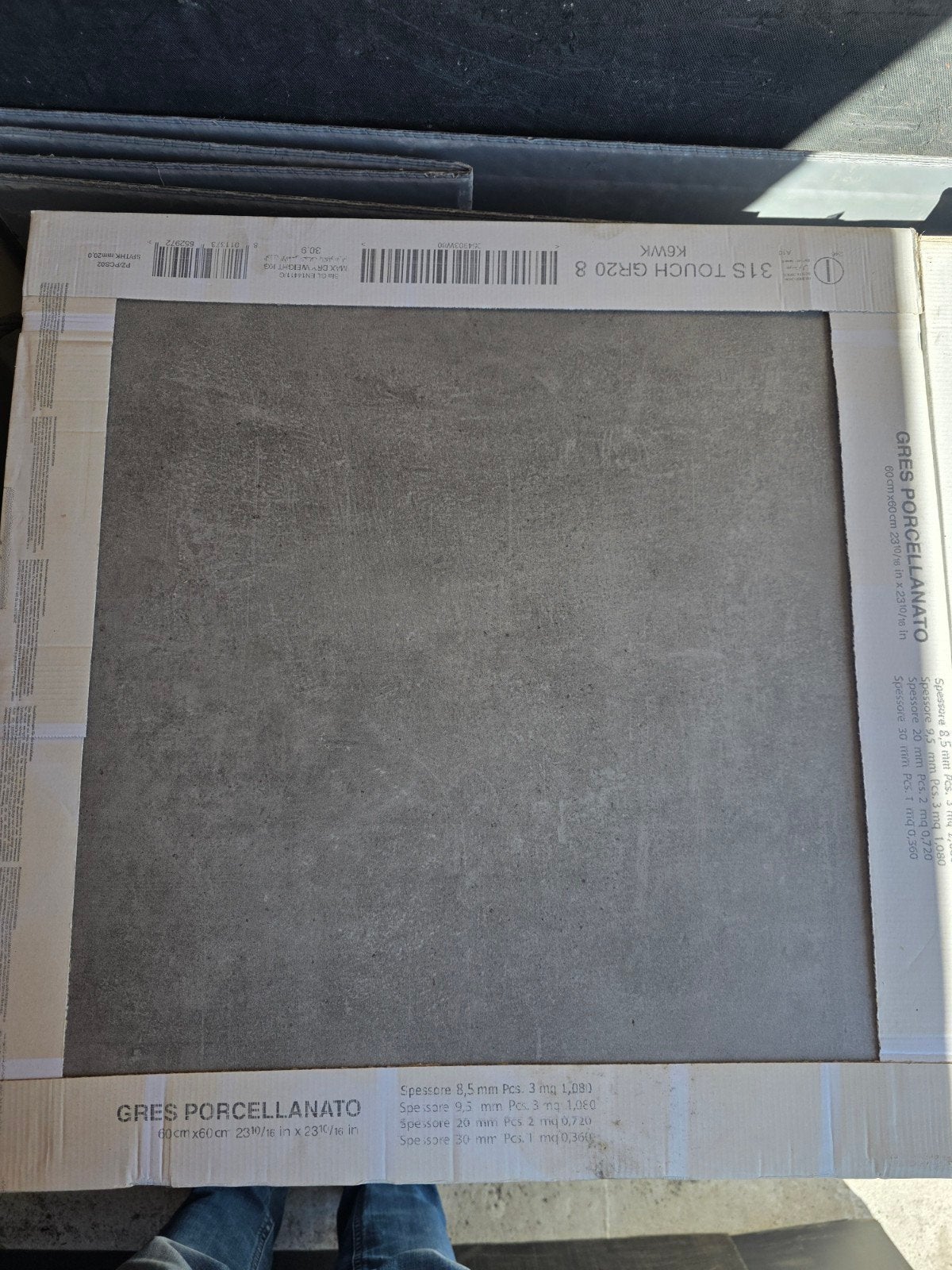 keramische tegels 60cm  x 60 cm., Ophalen, 60 cm of meer, Nieuw, 10 m² of meer