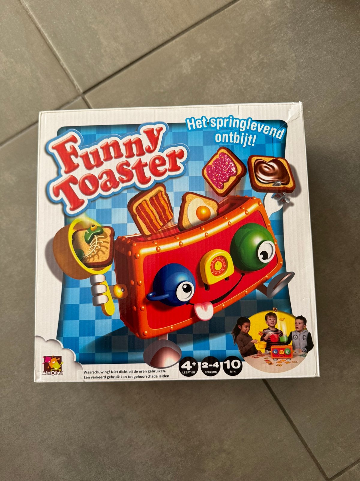 Spel funny toaster, Ophalen, Gebruikt