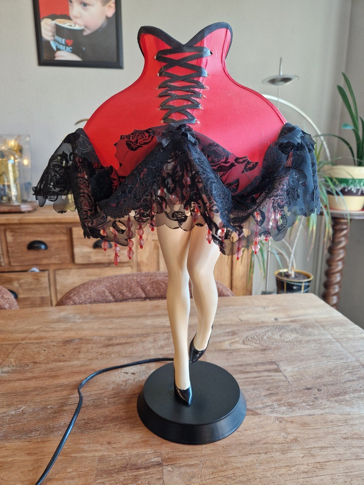 sexy leg lamp burlesque-danser, Ophalen of Verzenden
