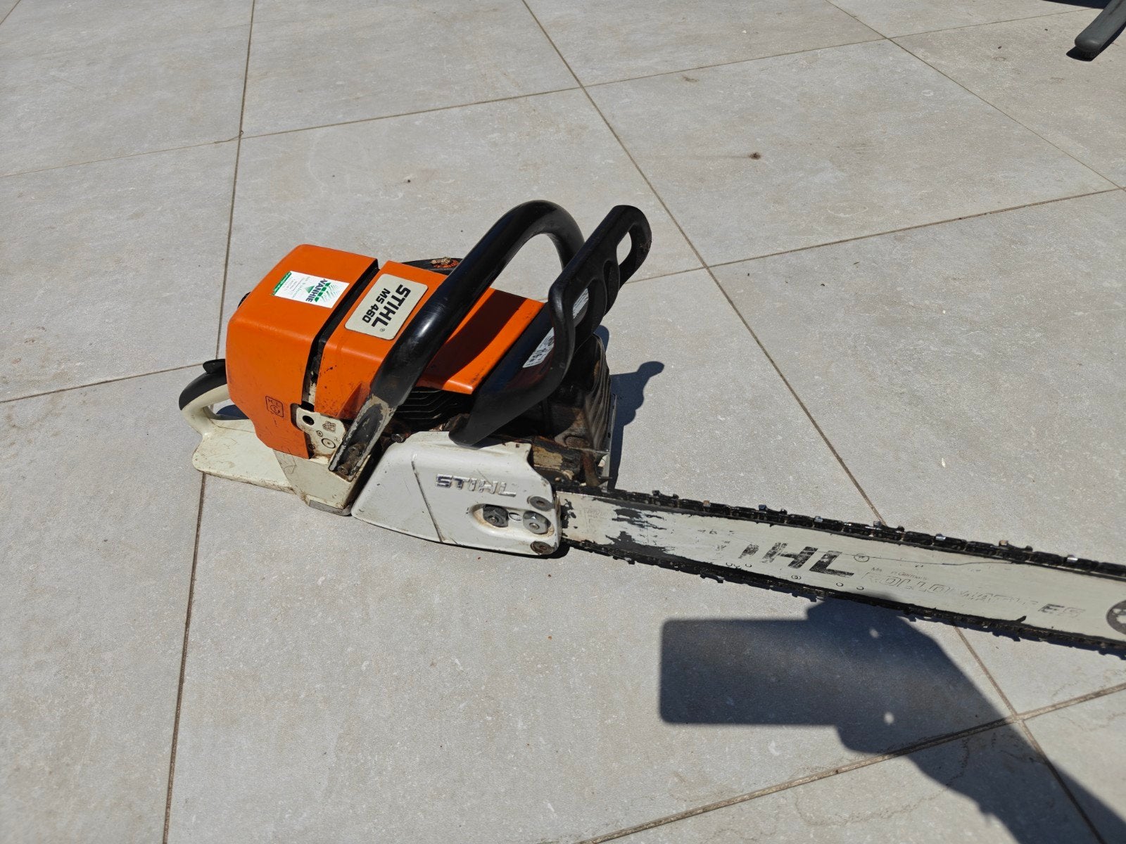 Stihl MS460 tronçonneuse pro, Enlèvement