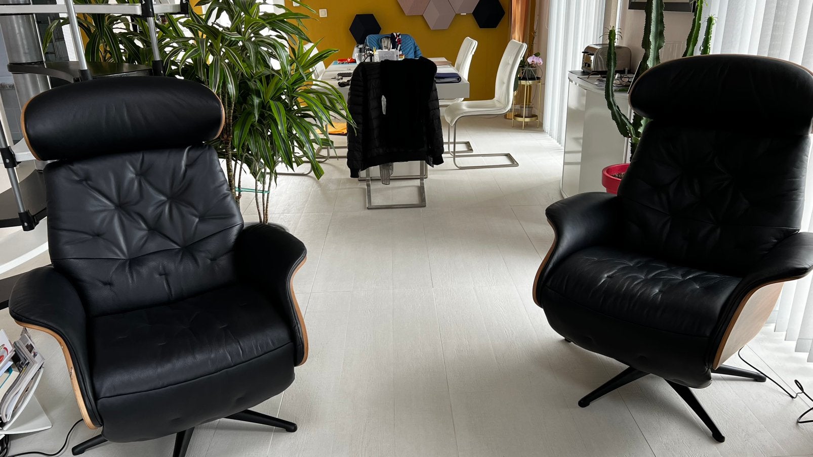 Fauteuils cuir relax electrique, Maison & Meubles, Fauteuils, Enlèvement, Comme neuf, Cuir