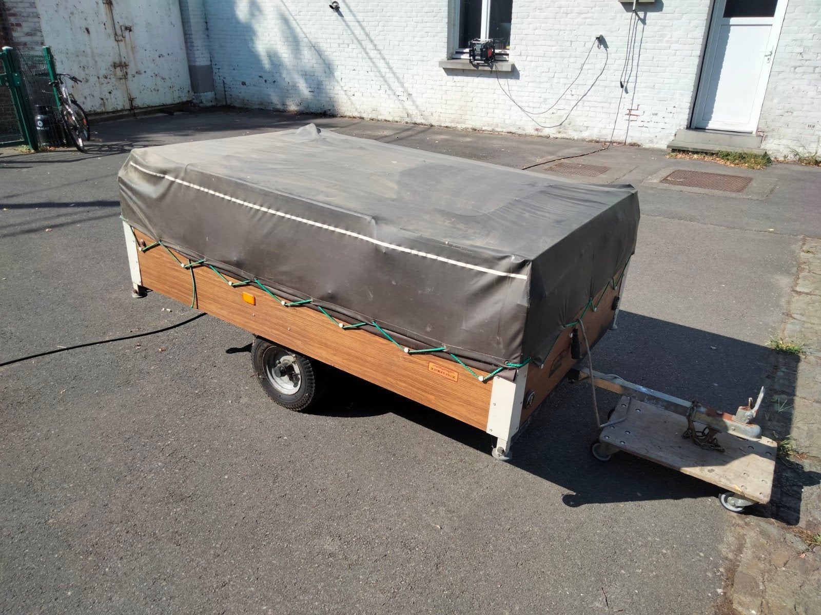 aanhangwagen, Ophalen, Gebruikt