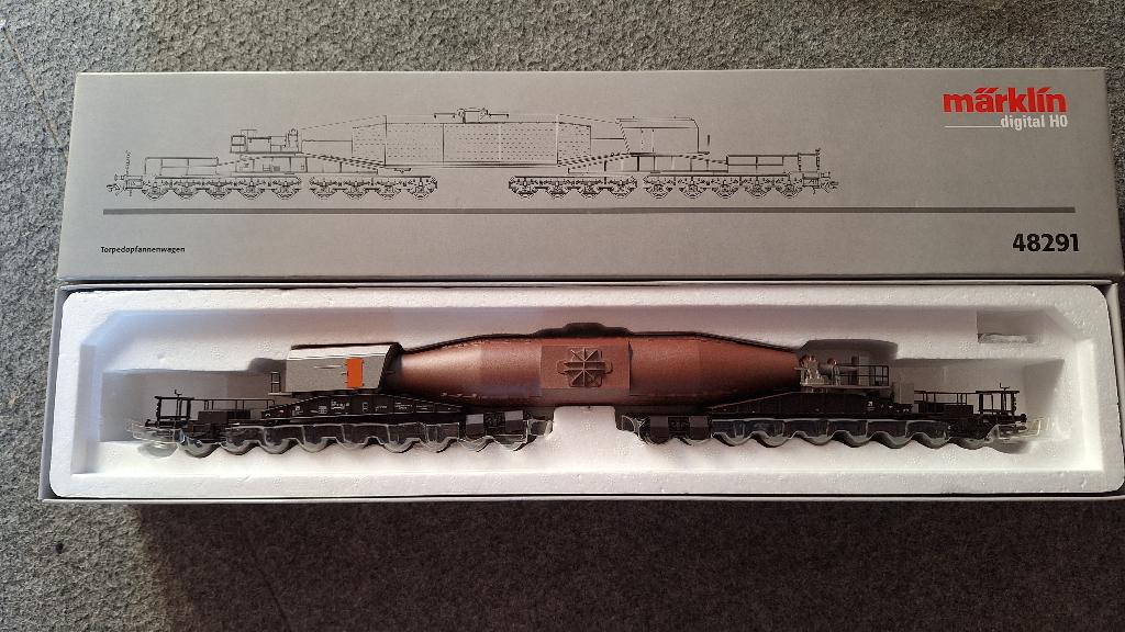 NIEUWE marklin 48291 torpedowagon met digitale functies als, Ophalen, Wisselstroom, Märklin, Nieuw