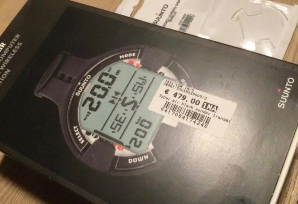 Suunto Vyper Air met nieuwe batterij - Te Koop, Enlèvement ou Envoi, Utilisé, Ordinateur de plongée