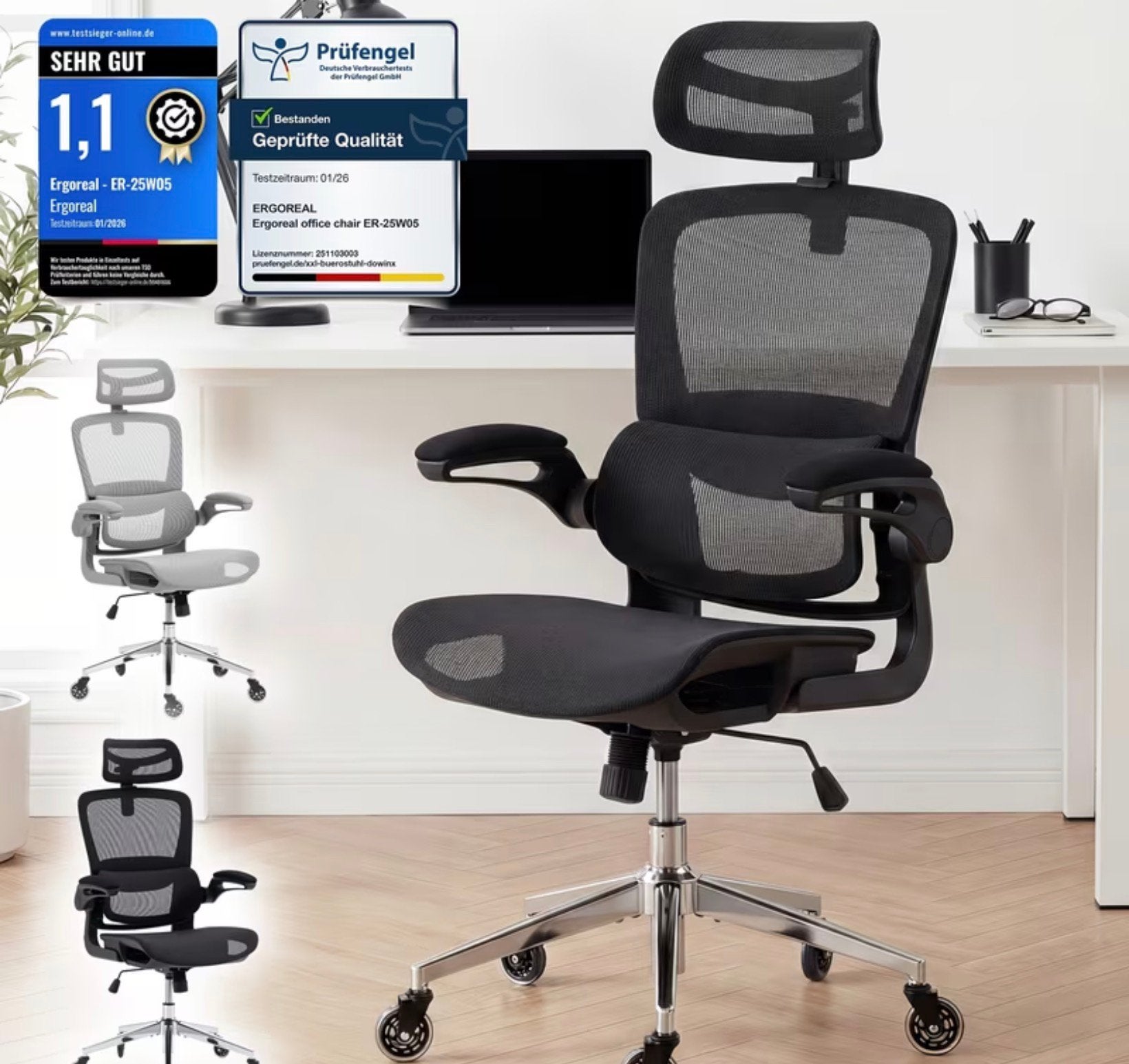 Chaise bureau ergonomique, Maison & Meubles, Enlèvement ou Envoi, Ergonomique, Neuf