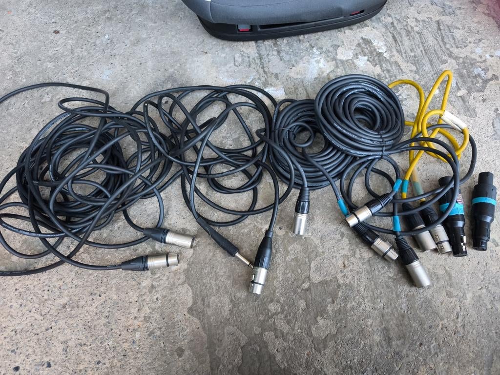 Câbles audio / sono XLR jack (lot), Musique & Instruments, Micro