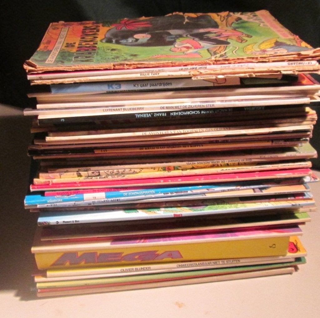 Grote Stapel Stripboeken - allerlei, Boeken, Ophalen of Verzenden, Gelezen