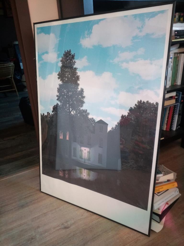 Poster Magritte Encadré, Collections, Rectangulaire vertical, Avec cadre, Enlèvement, Utilisé
